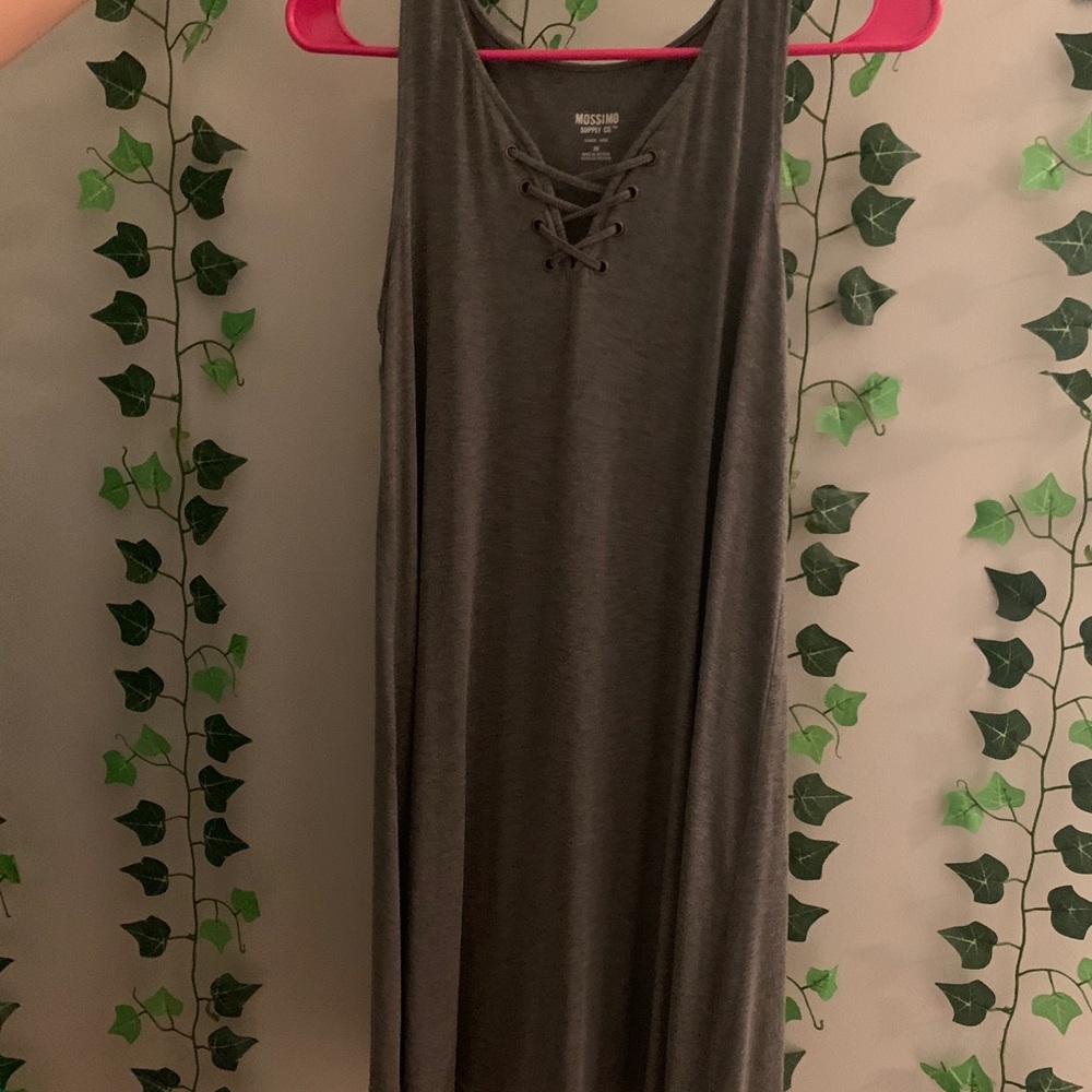 gray mossimo dress